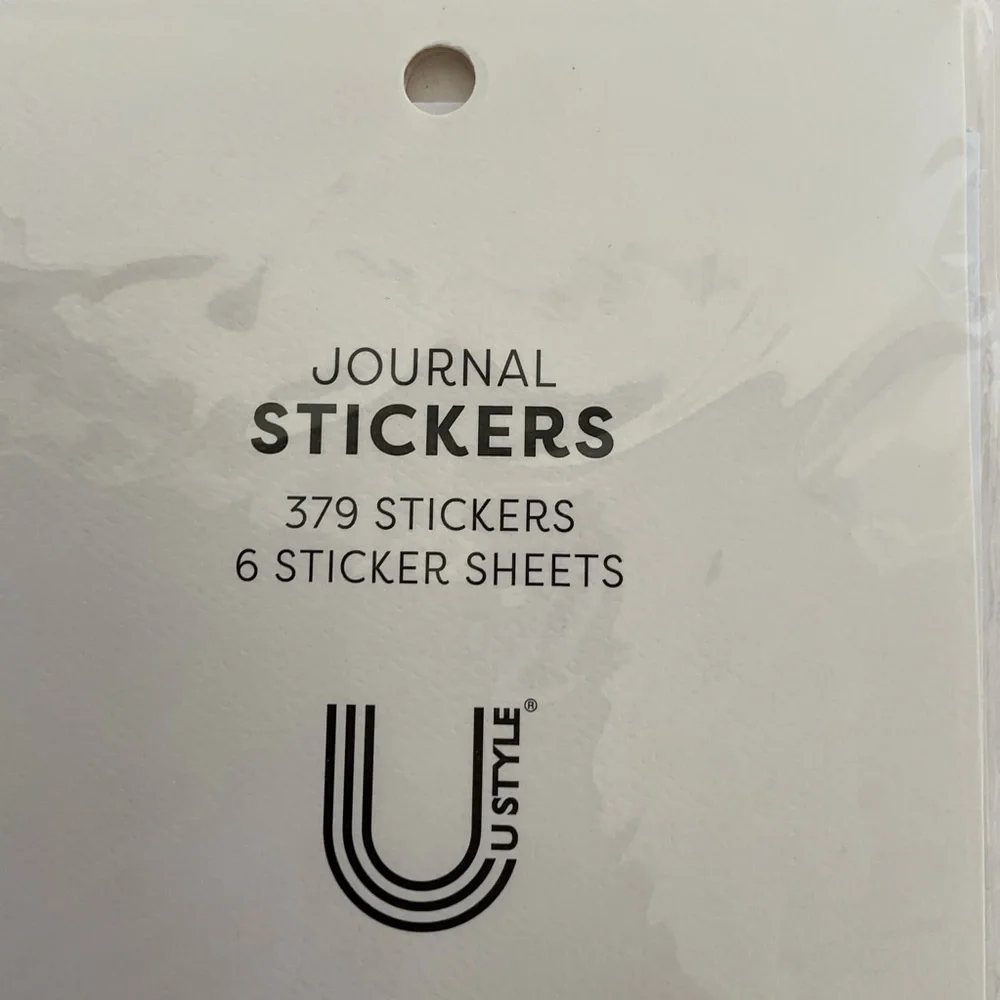 U Style COLORFUL Journaling Stickers. NWT.
